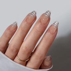 BTArtbox French Tip Press On Nails 32-piece kit for salon-quality at-home nails.