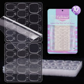 BTArtbox pegatinas de uñas ultra finas e impermeables para manicura duradera