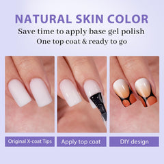 BTArtboxnails forma plana y curva para uñas más naturales.