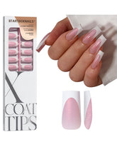 BTArtboxnails XCOATTIPS Frances con puntas largas para manicura francesa profesional en casa.