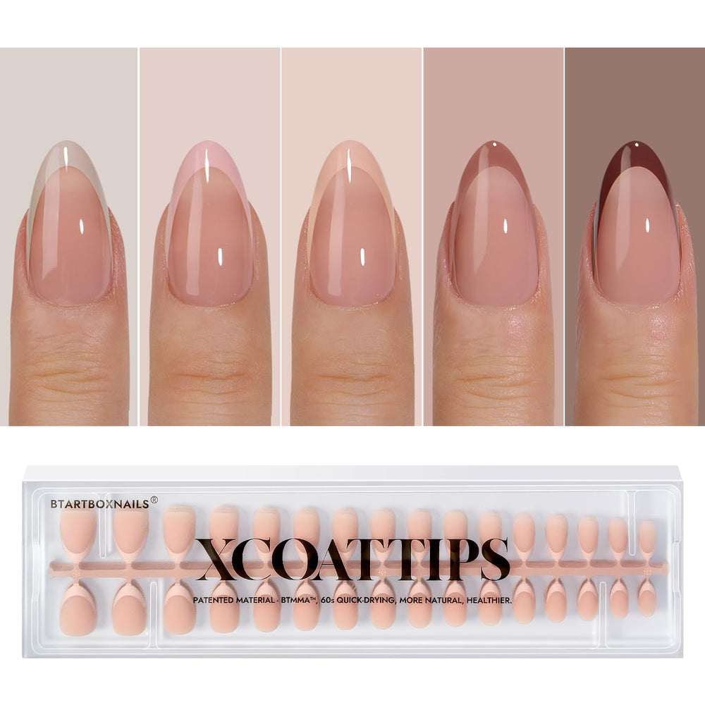 BTArtboxnails Frances Tip Uñas: estilo francés prolijo para uñas naturales