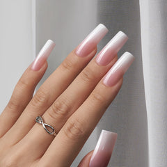 btartboxnails xcoattips gradiante rosa blanco para manicura