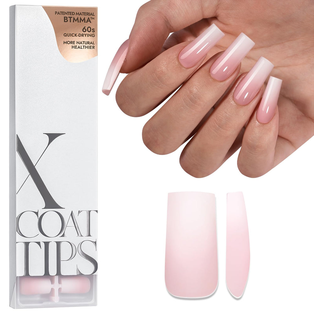 btartboxnails xcoattips uñas ombré cuadradas largas con acabado gel