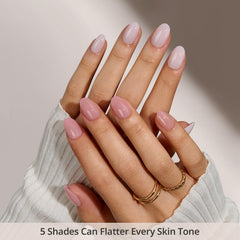 BTArtboxnails XCOATTIPS tonos desnudos 03: aspecto profesional en casa.