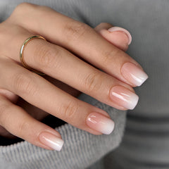 BTArtboxnails XCOATTIPS uñas nude peach cuadradas para uso diario