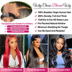 Btomar virgin hair wig 200 density for fuller volume