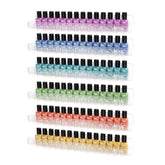 BTremary 15-inch acrylic nail polish rack front view shows easy color selection.