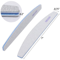 BTYMS emery boards provide gentle smoothing to prevent snags during at-home manicures.