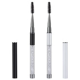 BTYMS eyelash brush with cap for precise on-the-go grooming.