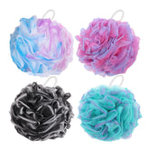 BTYMS four-piece shower loofahs pack for long-lasting exfoliation