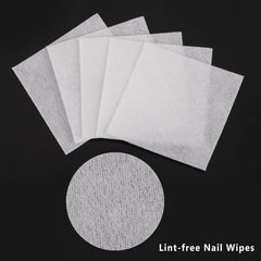BTYMS non-shed wipes keep surfaces fiber-free for pristine nails.