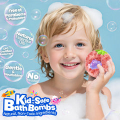 BubbleTail bombas de baño 1-8-pulgadas diseñadas para juego prolongado y burbujas abundantes