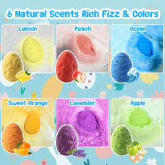BubFroo colorful, stain-free bath water swirls after fizzing.