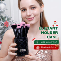 Bueart Design foundation brush in black delivers smooth, even coverage.