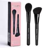 Bueart Design tapered blush brush close-up for precise apples-of-cheek application
