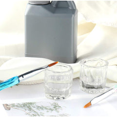 Bulex dappen dish polish-remover-ready cup simplifies solvent access.