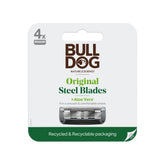 Bulldog Original Bamboo Razor refills four pack for a smooth shave