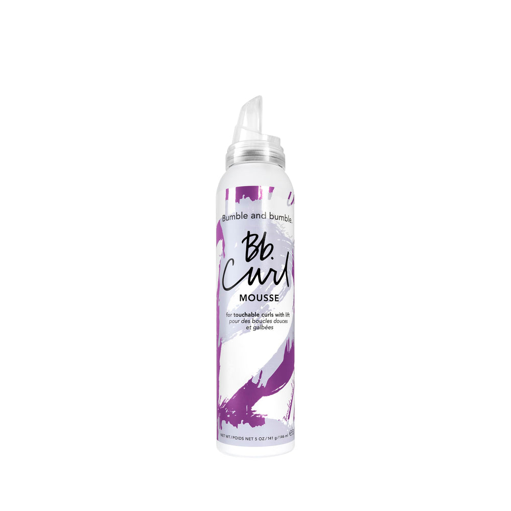 Bumble and bumble Curl Defining Mousse bottle highlights lightweight curl definition