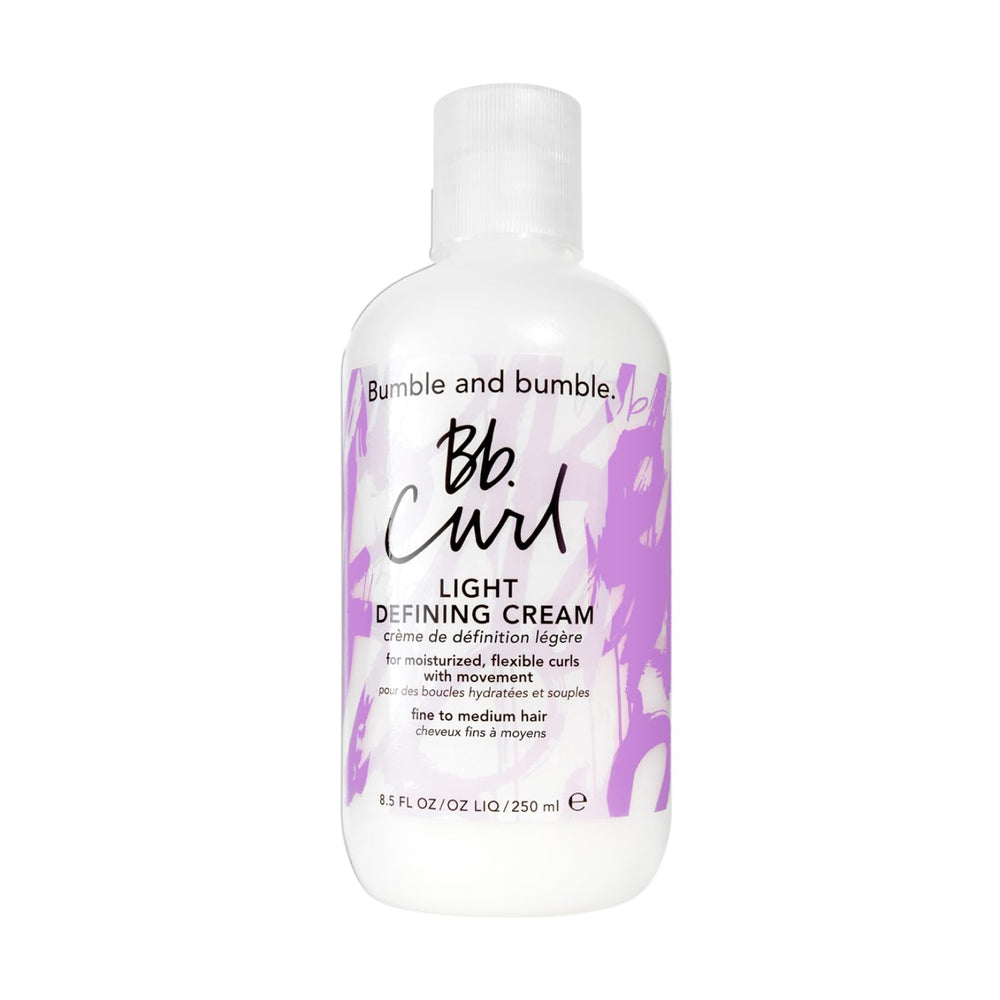Bumble and bumble Curl Light Defining Styling Cream bottle showing smooth definition
