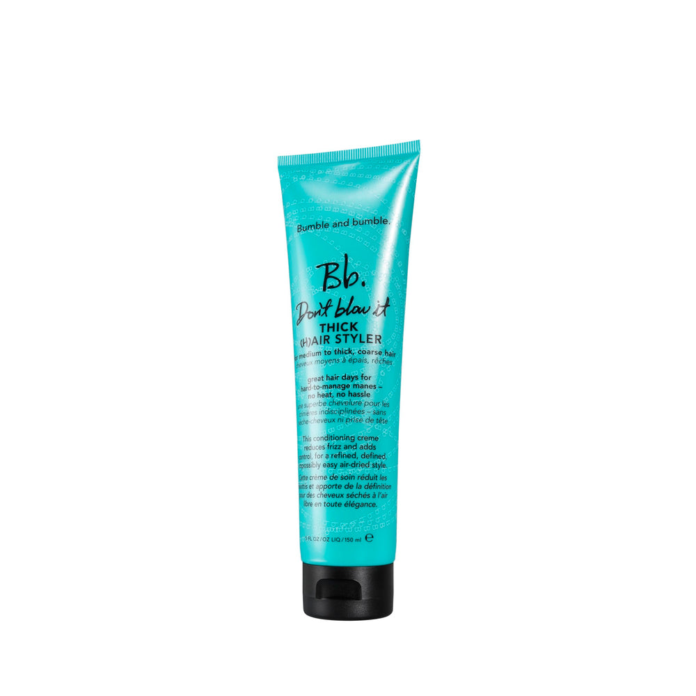 Bumble and bumble Don't Blow It Thick Air-Dry Cream bottle for effortless frizz control.