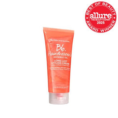 Close-up of Bumble and bumble bottle highlighting the lightweight formula.