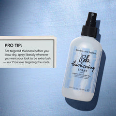 Bumble and bumble Thickening Blow-Dry Prep Spray spray-on formula creates lush volume.
