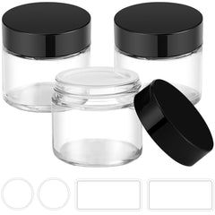 Bumobum 2oz glass jar with lid for samples and DIY creams