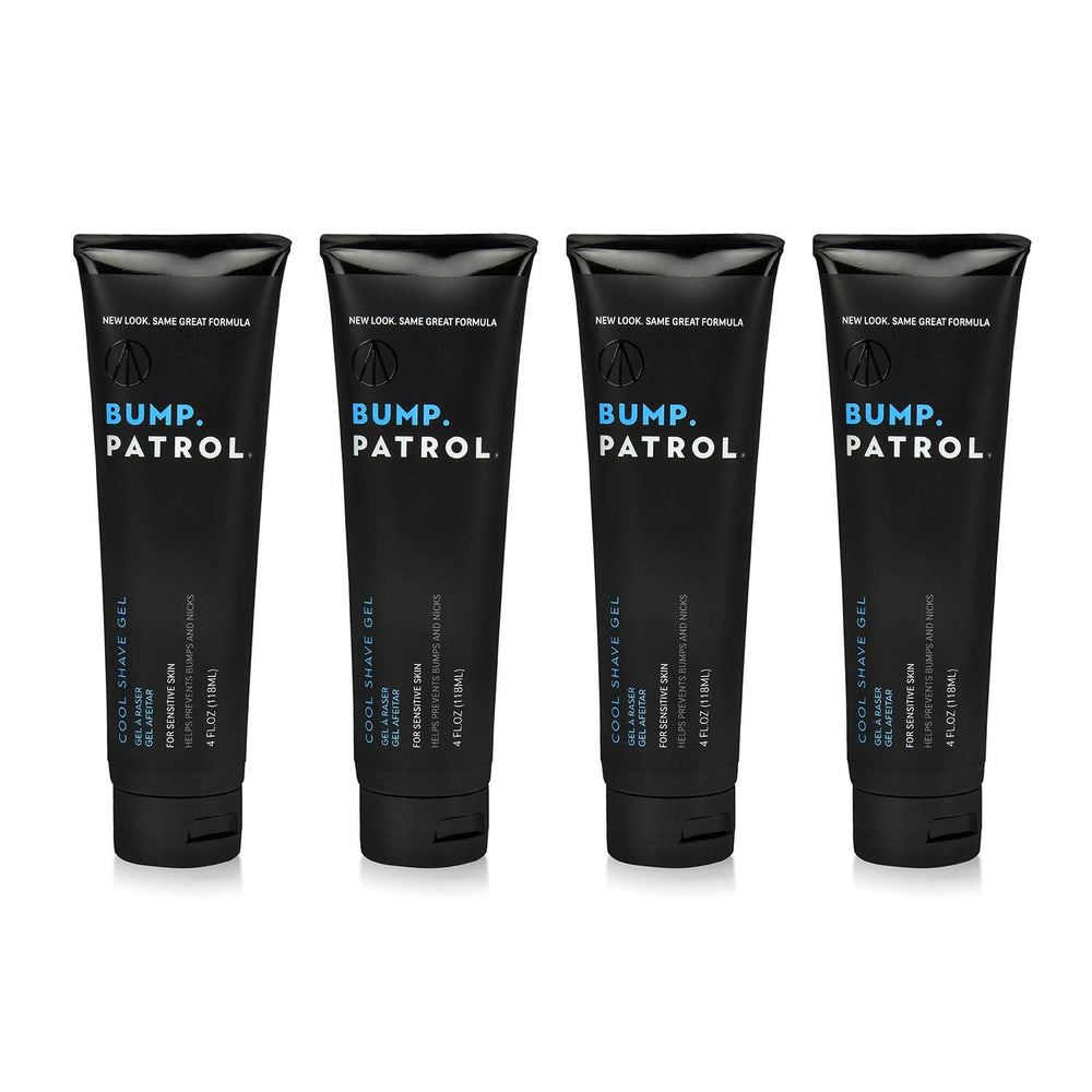 Bump Patrol Cool Shave Gel bottle with clear formula for precise shaving and comfort.