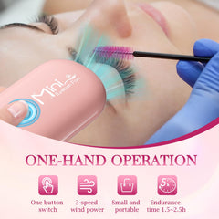 Buqikma lash fan shows 3-in-1 control modes for flexible care.