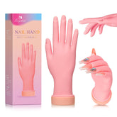 Buqikma nail practice hand in soft plastic for lifelike training