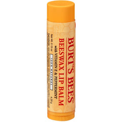 Burt's Bees bálsamo labial de cera de abejas en lata amarilla para hidratación