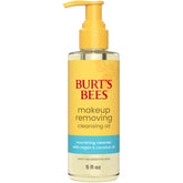 Burt's Bees Desmaquillante en bomba y botella, elimina maquillaje suavemente y cuida la hidratación.