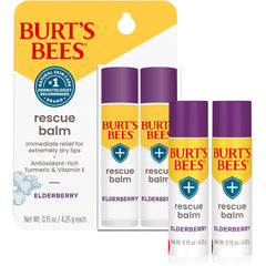 Burt's Bees Rescue Balm being applied with a smooth glide