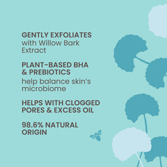 Burts Bees Exfoliación suave con extracto natural, desobstruye poros sin irritar la piel.