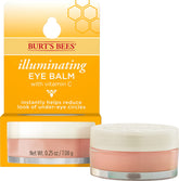 Burt's Bees Eye Balm Illuminating bottle showing natural ingredients for refreshed under-eye look