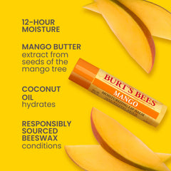 Burt's Bees Lip Balm Mango: aroma tropical y labios más suaves.