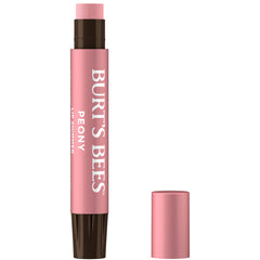 Burt's Bees Lip Shimmer Peony packaging highlights natural shine.