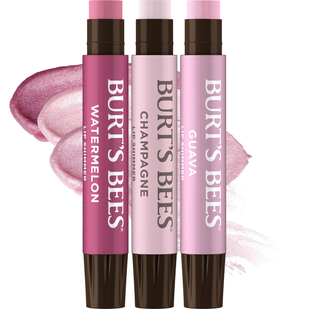 Burt's Bees Lip Shimmer Watermelon: color vivo y brillo natural.