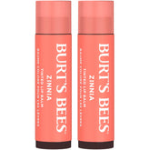 Burt's Bees Lip Tint Balm Zinnia tube for subtle color and lasting hydration.