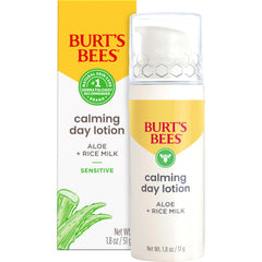 Loción calmante de Burt's Bees, botella de 1.8 oz para piel sensible.