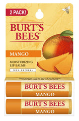 Burt's Bees Mango Lip Balm tube ready for daily hydration.