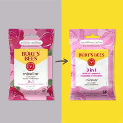 Burt's Bees quita maquillaje y limpia, hidratando la piel sin enjuague