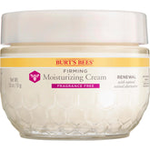 Burts Bees Renewal crema facial firme sin fragancia para piel hidratada y suave.