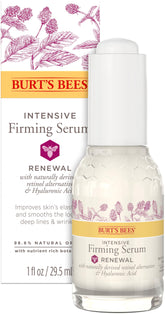 Burt's Bees Renewal, suero de 1 oz para firmeza facial.