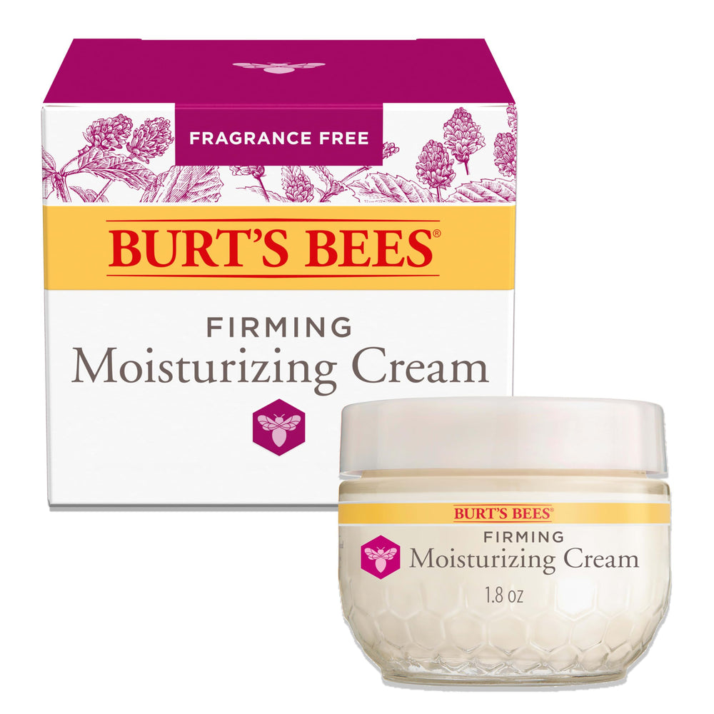 Burt's Bees Renovación Firme crema facial, tubo de 50 ml, hidrata y nutre la piel