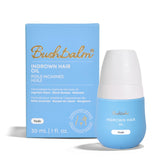 Bushbalm ingrown hair oil bottle close-up for post-shave care