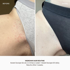 Sweet Escape Exfoliating Scrub 236ml tub removes dead skin