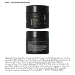 Buttah Skin CocoShea Revitalizing Cream texture application demonstrates easy, non greasy spread