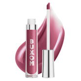 Buxom Full-On Plumping Lip Polish Roseberry Mauve Shimmer bottle shows glossy, plump-looking finish.