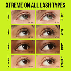 BUXOM Lash Xtension Lift Mascara curved wand with star fibers lifts lashes